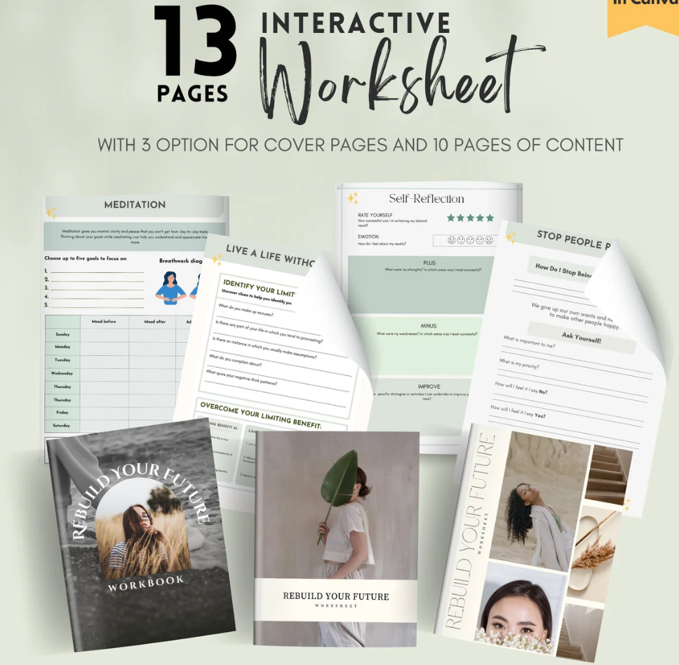 Life Coaching Worksheet, Healing Guide, Coaching Toolkit, Therapist Tool,  Coaching Program